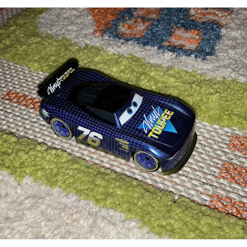 DISNEY PIXAR CARS MATTEL WILL RUSCH VINYL TOUPEE NEXT GEN METAL #76
